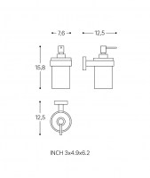 MEDIDAS DOSIFICADOR PARED START COSMIC